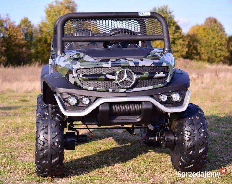 Auto samochód na akumulator MERCEDES UNIMOG 4x4 Myszków