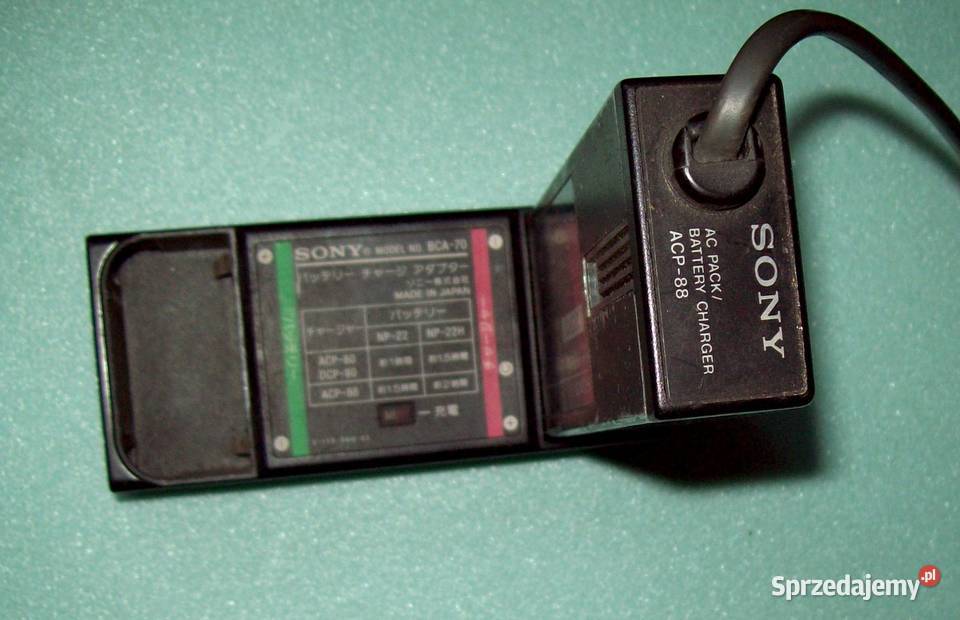 Zasilacz Sony ACP88 z ładowarką BCA70