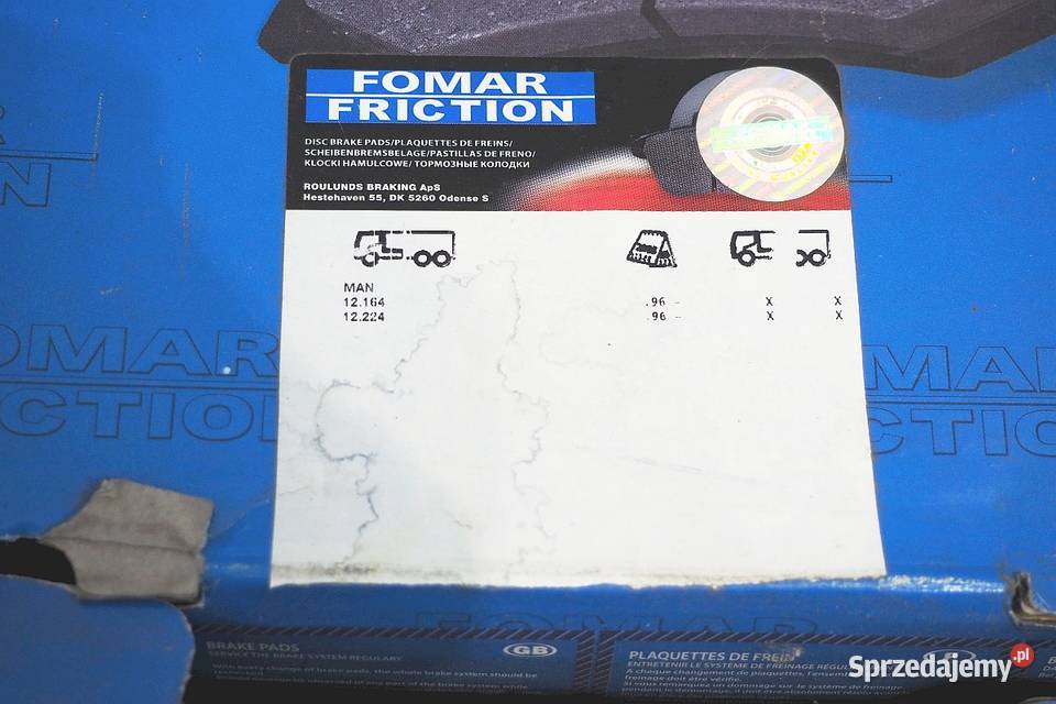 Klocki hamulcowe WVA 29091