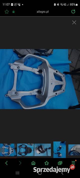 HONDA VFR 1200X stelaż kufra halogen dekiel gmol Nowy Tomyśl