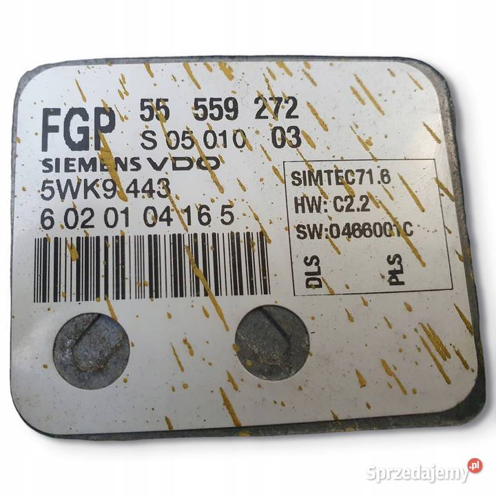 STEROWNIK SILNIKA Opel Astra III H 18 16V osobowe lubelskie Chełm