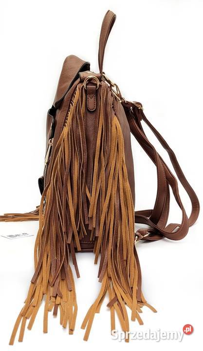 Torebka Plecak 2w1 Damski Boho Ramoneska z Torby i torebki