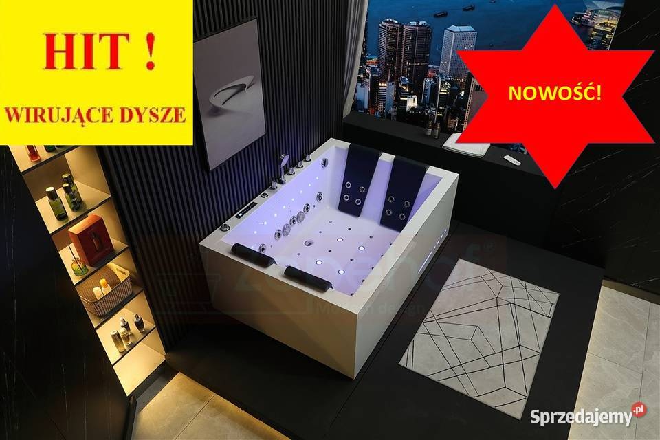 Wirujące dysze Wanna z hydromasażem EB876 Grabówka