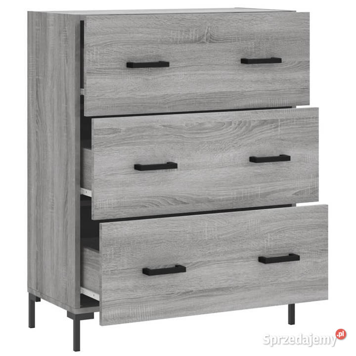 Szafka szary dąb sonoma 695x34x90 materiał