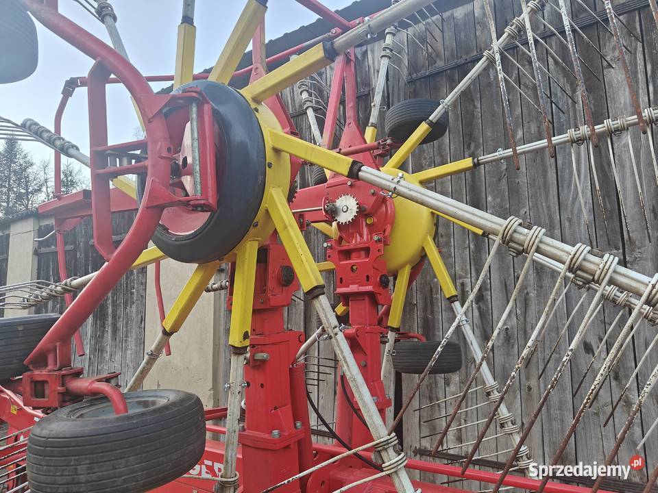 Zgrabiarka 2 karuzelowa POTTINGER Euro Top 701 nieuszkodzony Zgrabiarki i przetrząsacze Maszyny rolnicze Przemęt