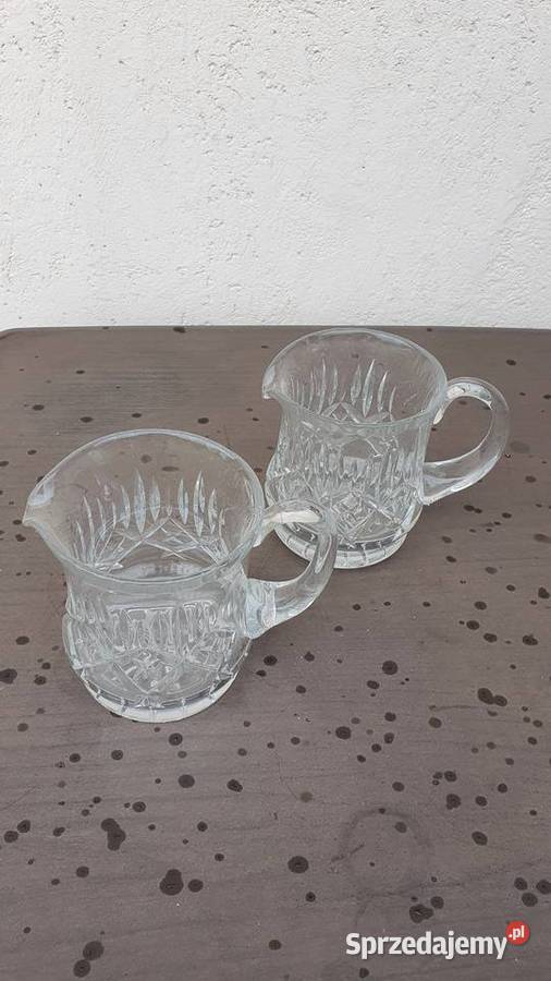 Dzbanki kryształowe 2 sztuki kryształ Łódź sprzedam