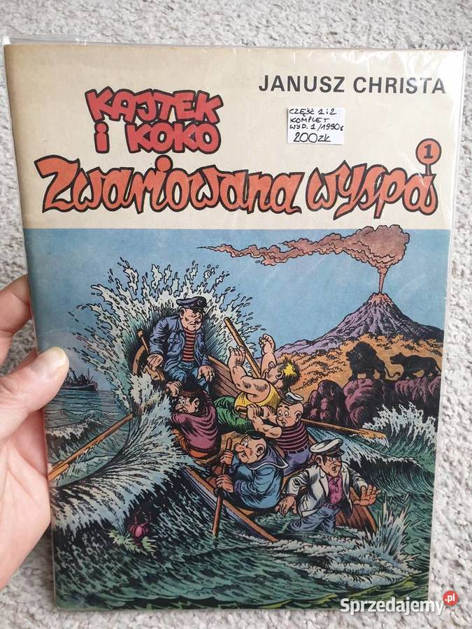 Kajtek i Koko Zwariowana Wyspa cz1 i 2 komplet Gdynia