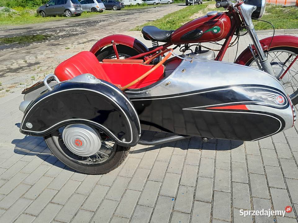 Wózek boczny Wunsche do motocykli Ifa Mz Bk 350,Simson Awo,Jawa,Panonia