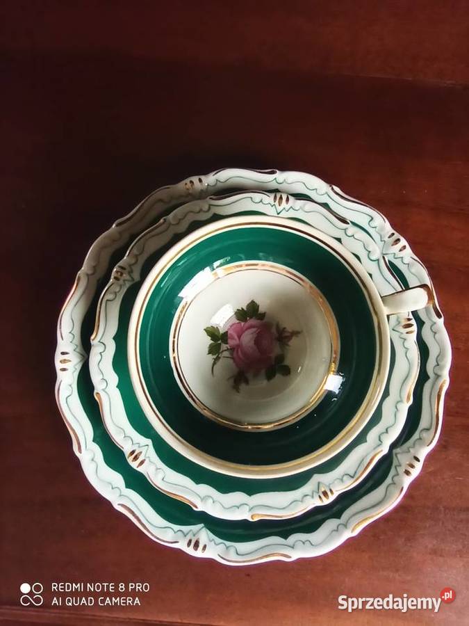 Filiżanka z talerzykiem deserowym Eisenberg Syg Gdańsk sprzedam