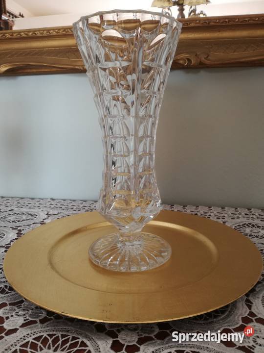 Wyjątkowy stary duży wazon Szkło kryształowe śląskie Jastrzębie-Zdrój