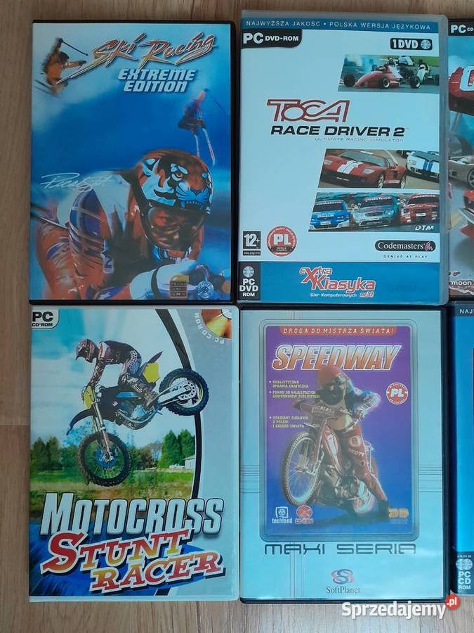 Różne gry na PC CDRom lektor dolnośląskie