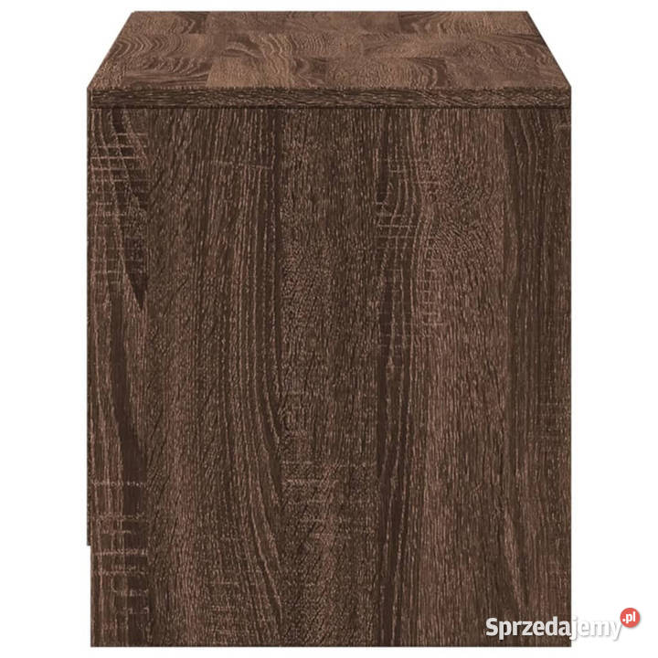 Szafka TV z LED brązowy dąb 97x34x40 WM852242 RTV