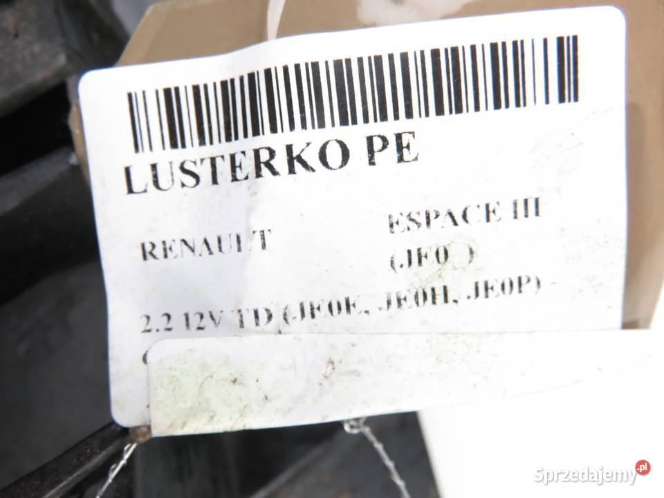 LUSTERKO PRAWE RENAULT ESPACE III