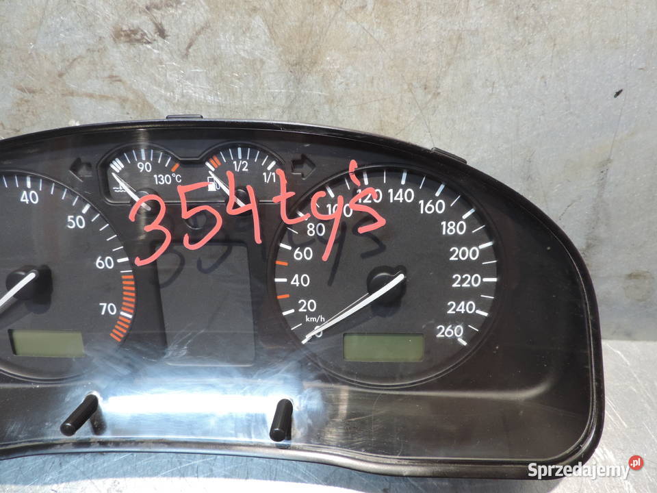 LICZNIK ZEGAR VW PASSAT B5 18 3B0919860A Liczniki i zegary Wyposażenie wnętrza Nowy Sącz