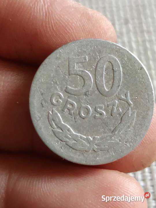 Sprzedam monete 50 gr 1949 r mala skretka nnn Numizmatyka Chełm sprzedam