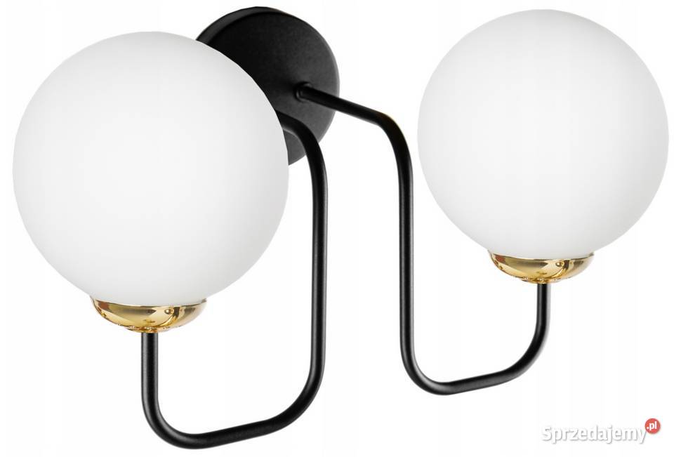 Kinkiet LAMPA WISZĄCA ścienna KULA podwójna podlaskie Choroszcz