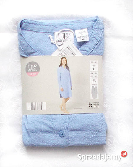 niebieska tunika z bawełny niebieska koszula