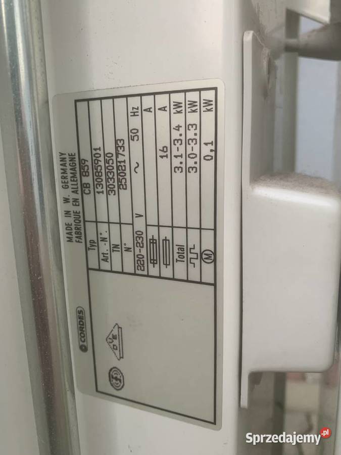 MAGIEL CORDES CB 859 PRODUKCJA MIELE 85 34 KW