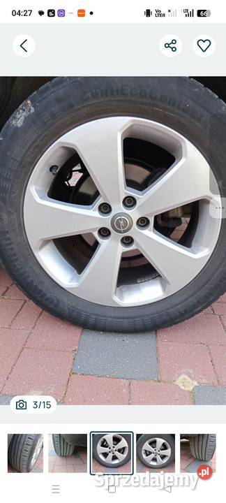 Koła zimowe opel Mokka Myszków