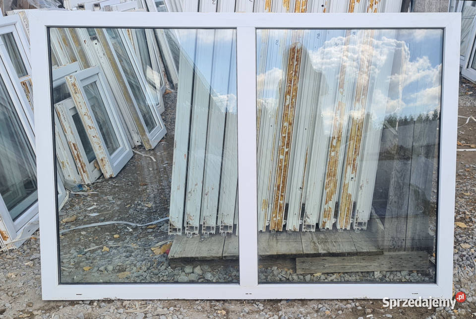OKNA KacprzaK Witryna 174X127 FIX Używany PCV Siedlce sprzedam