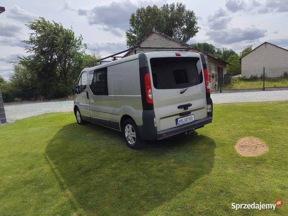 RENAULT TRAFIC LONG BRYGADÓWKA 6 OSÓB BAGAŻNIK Bartochów