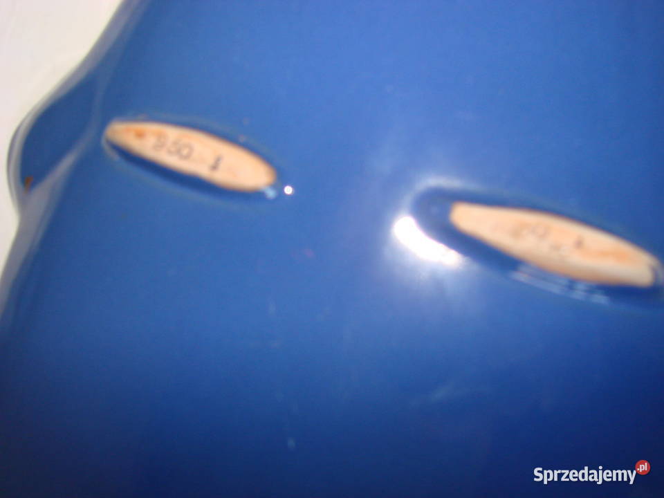 Ryba stary niebieski półmisek 47 pomorskie Pruszcz Gdański