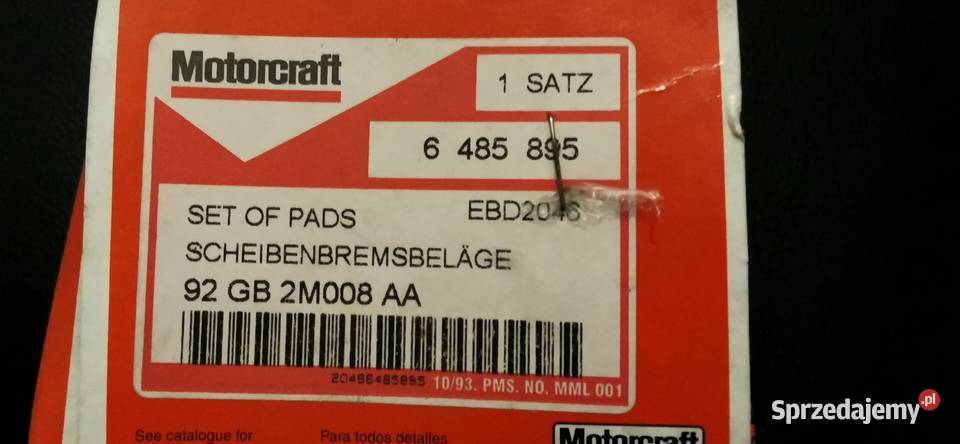 Klocki hamulcowe Ford Scorpio Sierra Grenada Częstochowa sprzedam