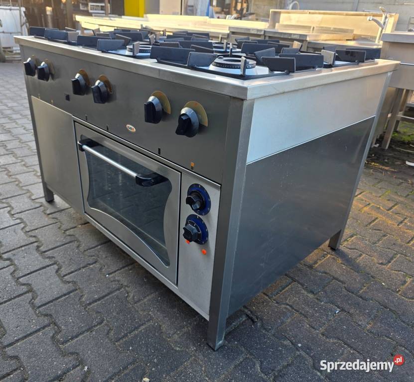 Kuchnia Gazowa 6 Pal Piekarnik Elekt EGAZ M1281 wielkopolskie Nowe Skalmierzyce