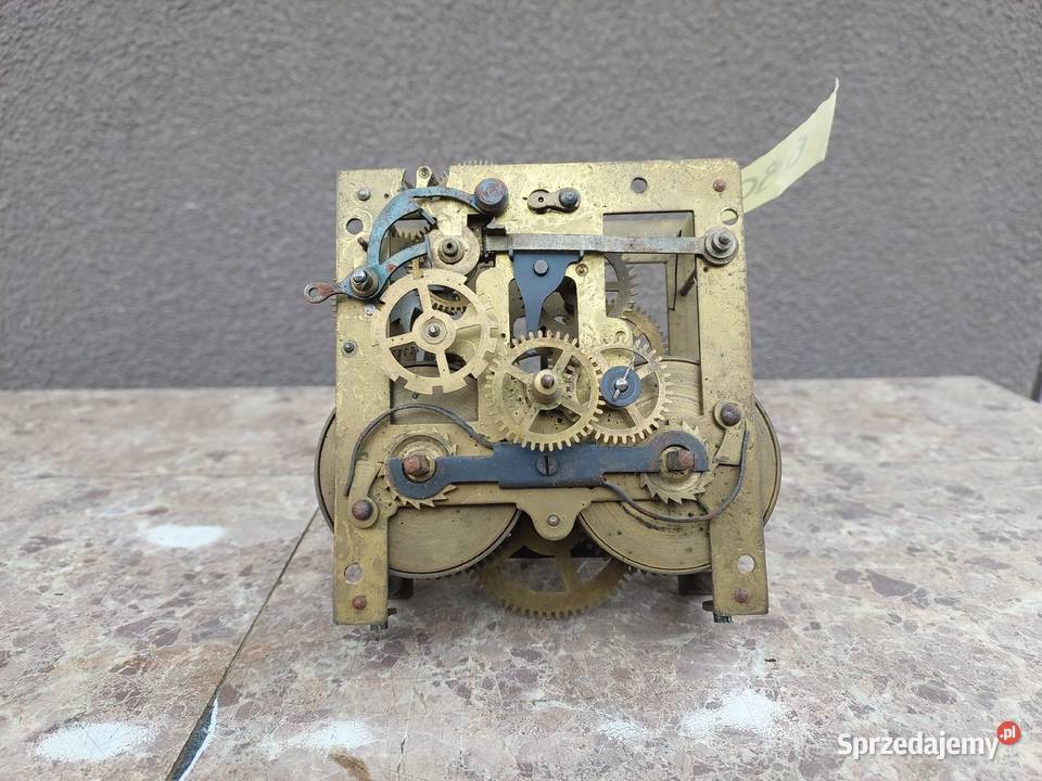 690 Mechanizm starego zegara ściennego FMS 55006 Antyki Tczew