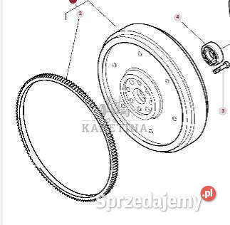 Massey Ferguson 7516 Koło Zamachowe CZĘŚCI Jastrzębniki sprzedam