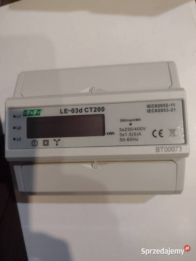 Licznik zużycia energii elektrycznej podlicznik Chojnice