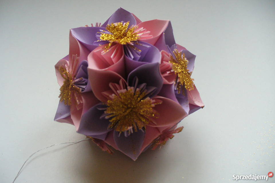 BOMBKI OZDOBY ŚWIĄTECZNE ORIGAMI KOMPLET 6 Brzozów