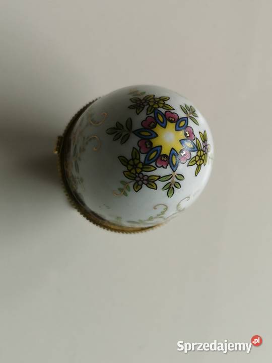 Jajko szkatułka porcelana vintage Porcelana i szkło kujawsko-pomorskie Toruń