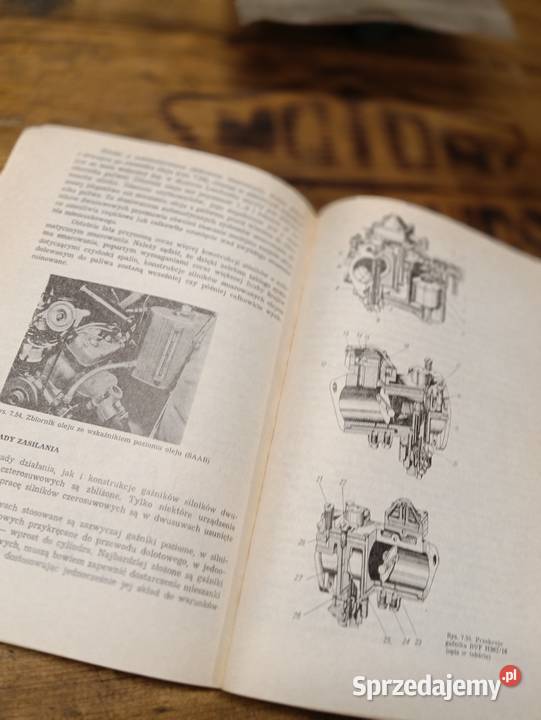 Książka Silniki dwusuwowe pojazdów Tadeusz Części i akcesoria motocyklowe wielkopolskie Ostrów Wielkopolski sprzedam