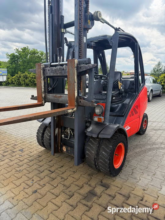 wózek widłowy terenowy LINDE H30T LPG bliźniacze Działoszyn sprzedam