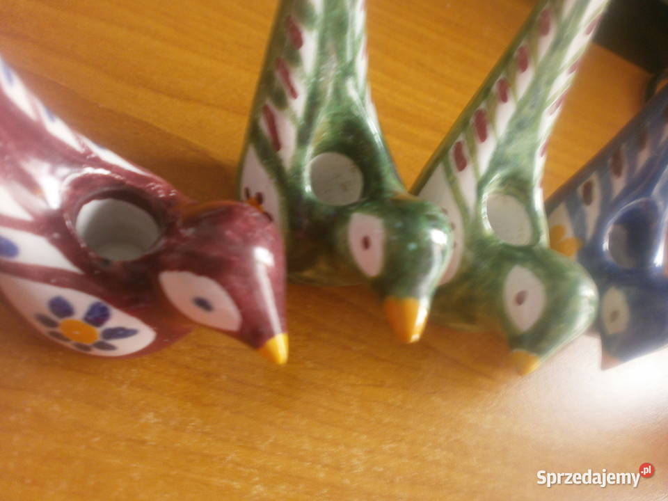 ptaszki kolorowe ceramika malowane lubuskie Zielona Góra