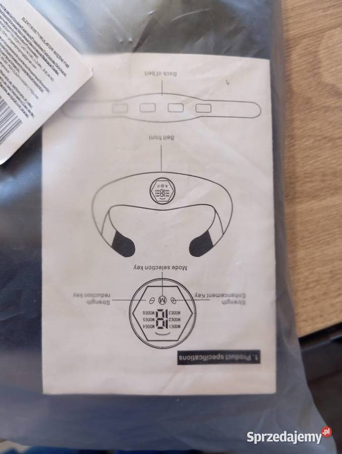 Pas do masażu bioprądami Lubań