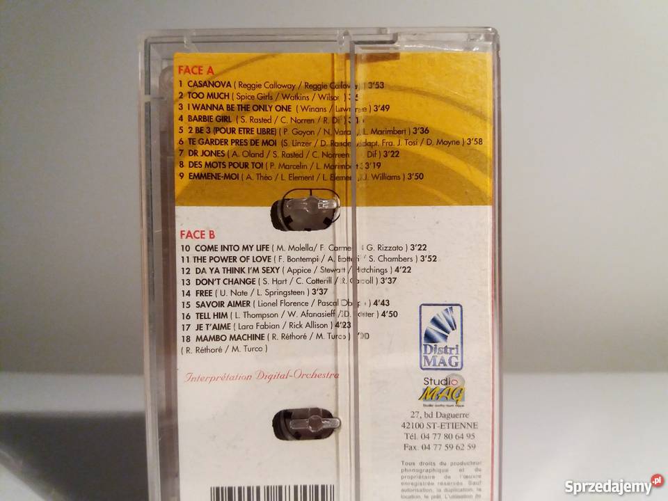 Cover Hit Dance 1998 kaseta Spice Girls Eternal łódzkie Warta