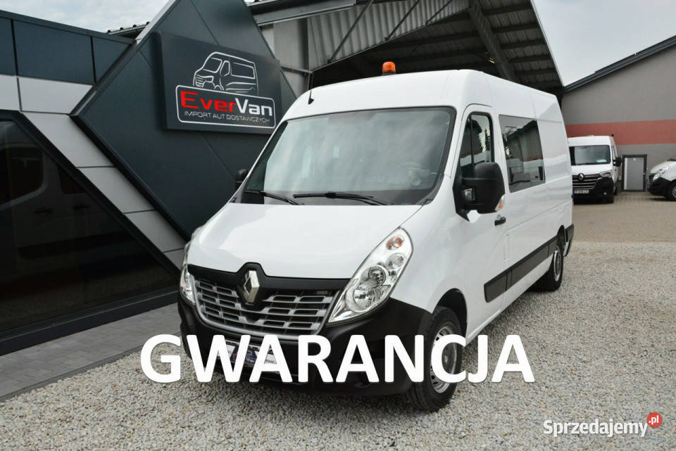 Renault Master 7 osobowy brygadówka doka pełna czujnik parkowania Warszawa