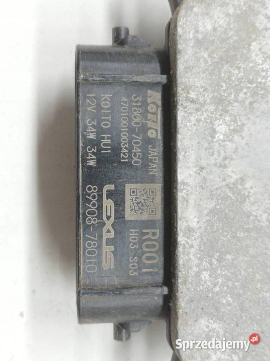 PRZETWORNICA XENON 8990878010 3180070450 Lexus Oświetlenie