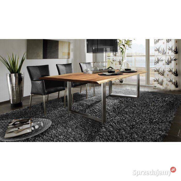 stół lite drewno akacja BRAYDEN 160x85x77