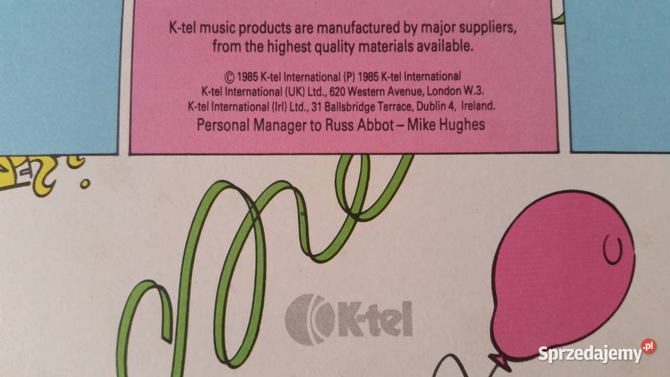 RUSS ABBOT I Love a PARTY 1985 K LP płyta winylowa Płyty i kasety sprzedam