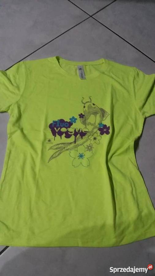 koszulka bluzeczka top tshirt limonkowa Kielce