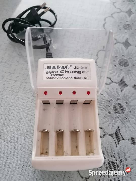 Ładowarka baterii paluszków akumulatorków 4 AA Części i akcesoria Łódź