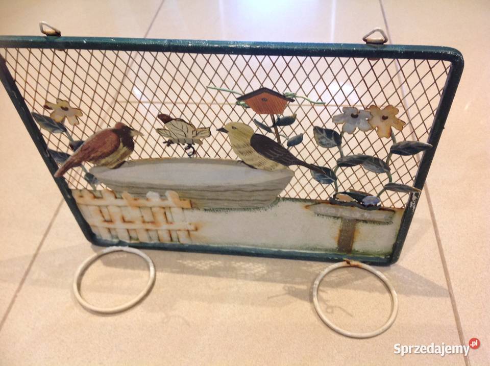 Piękna Dekoracja do Ogrodu Metalowa do