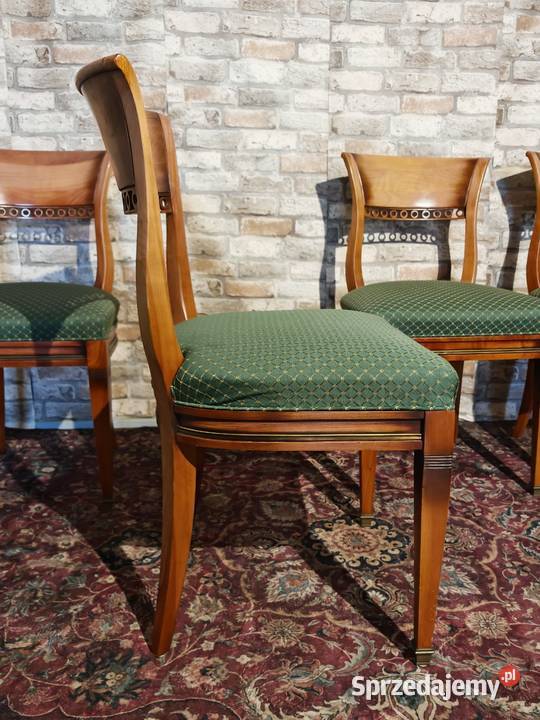4 stylowe drewniane krzesla Sandomierz