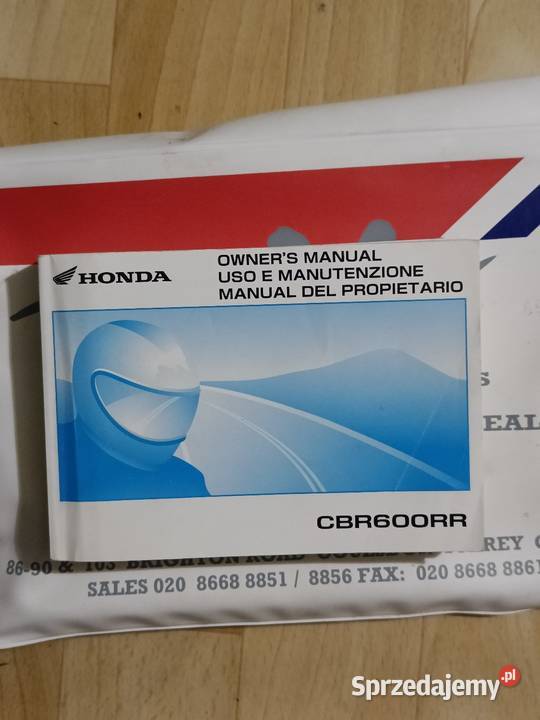 Książka honda CBR 600rr 150 stron