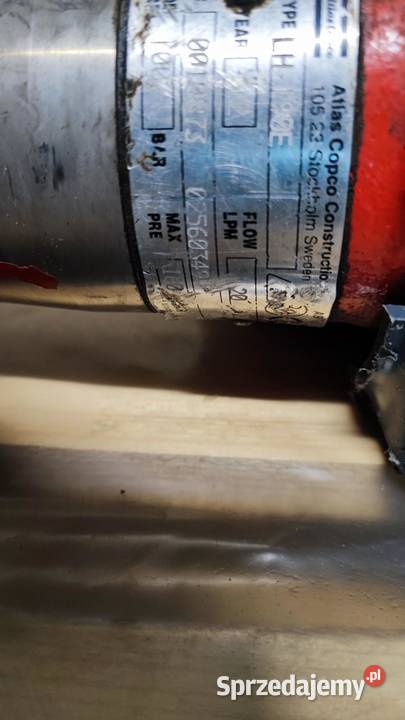 Młot hydrauliczny Atlas Copco agregat Sucha Beskidzka