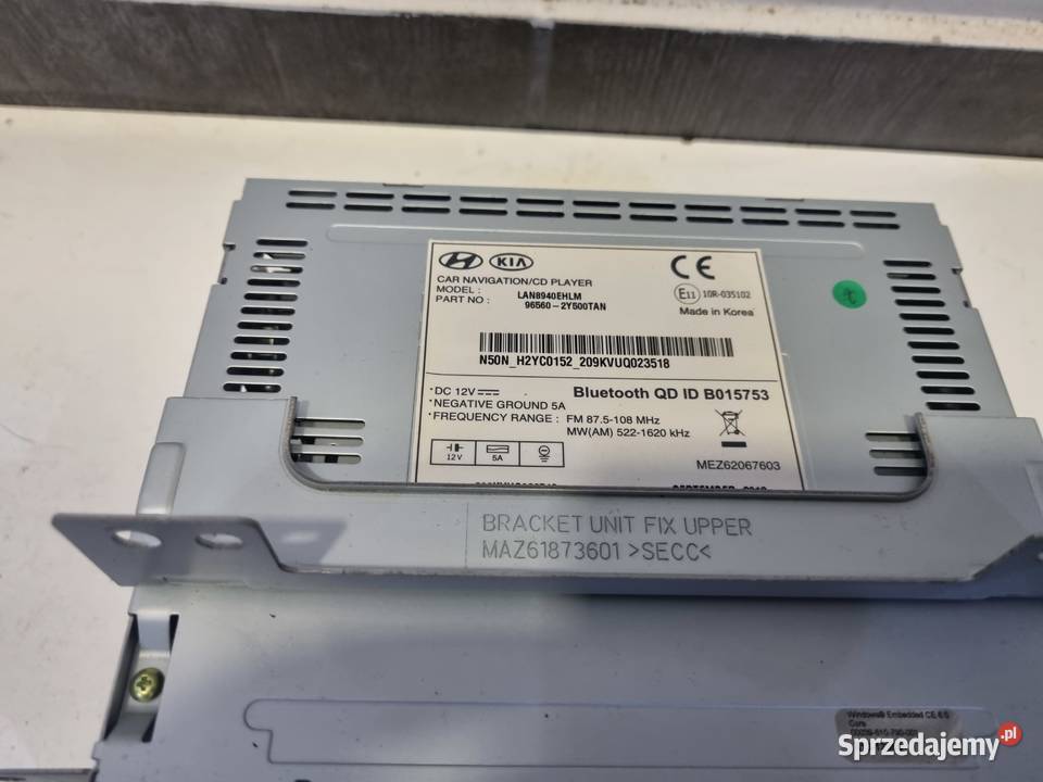 ORGINALNE RADIO Z NAVI HYUNDAI IX 35 0915 Nawigacje fabryczne sprzedam