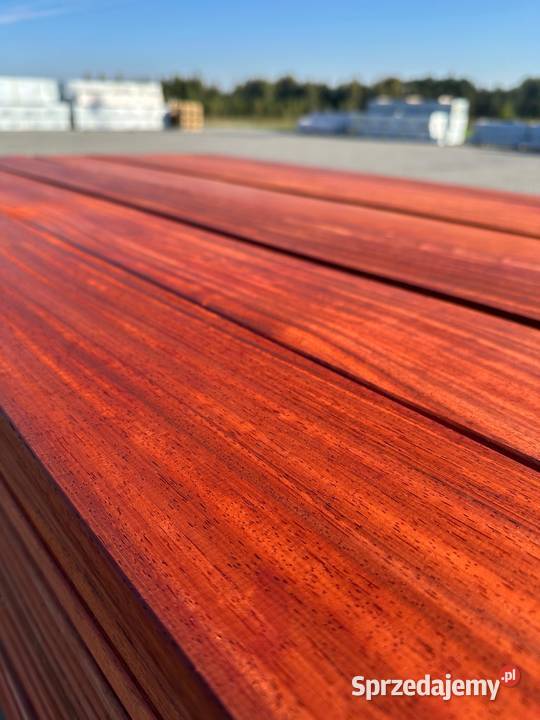 DESKA TARASOWA EGZOYCZNA PADOUK DREWNO 21X145MM Prusice